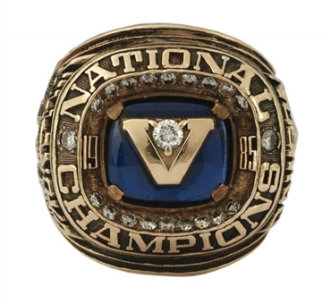 1985 Villanova Wildcats NCAA Basketball Championship Player Ring